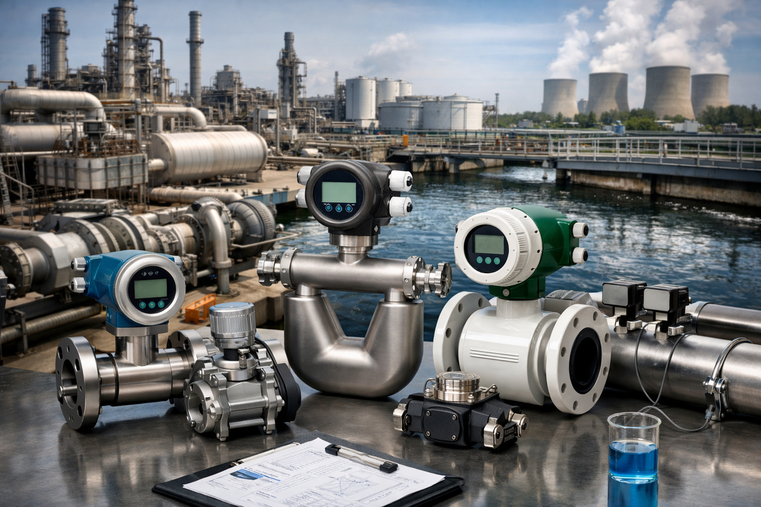Industrial flow meter selection guide for comparing system options