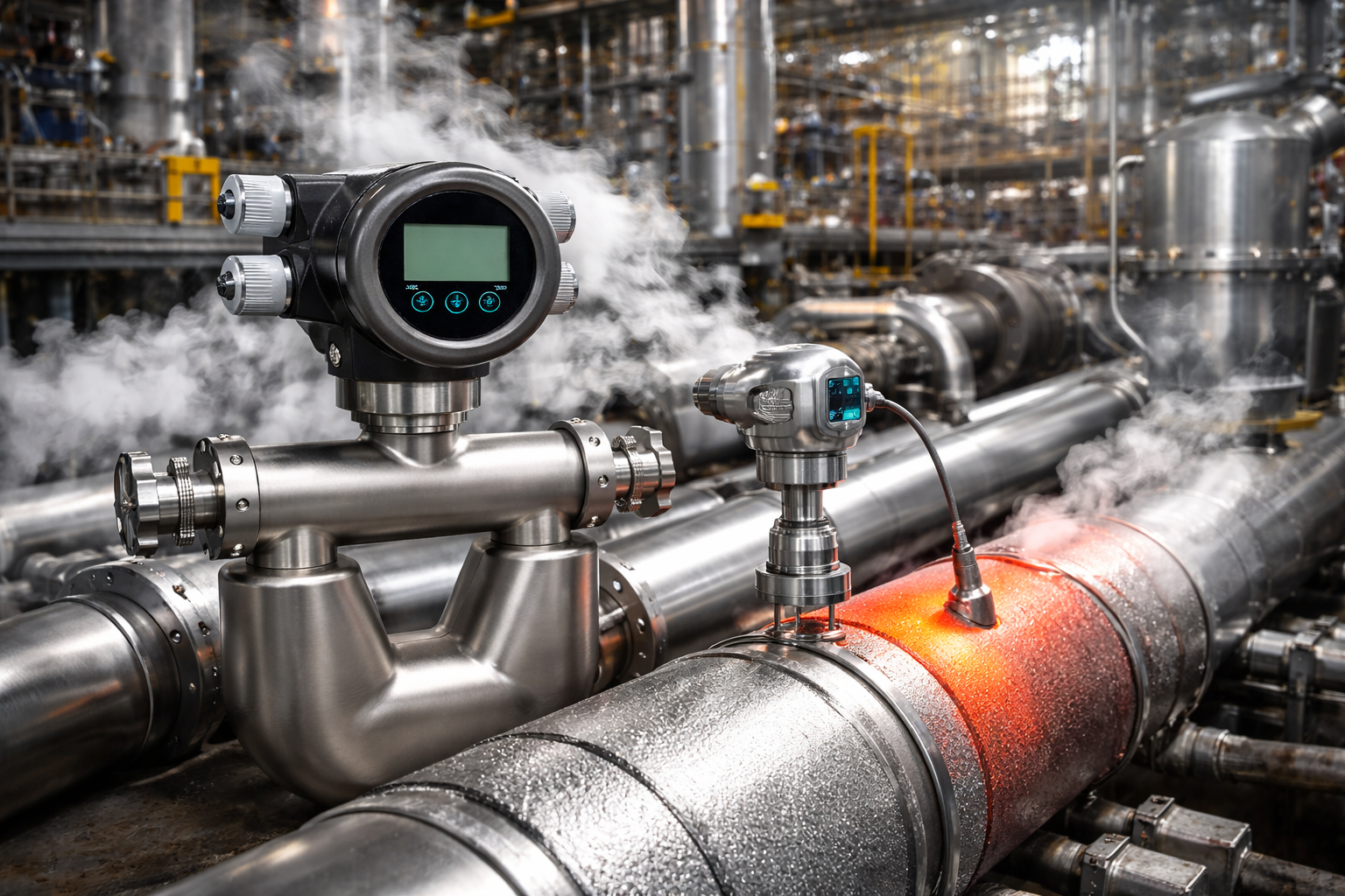 Temperature and environmental effects on orifice flange flow measurement in water and utility systems