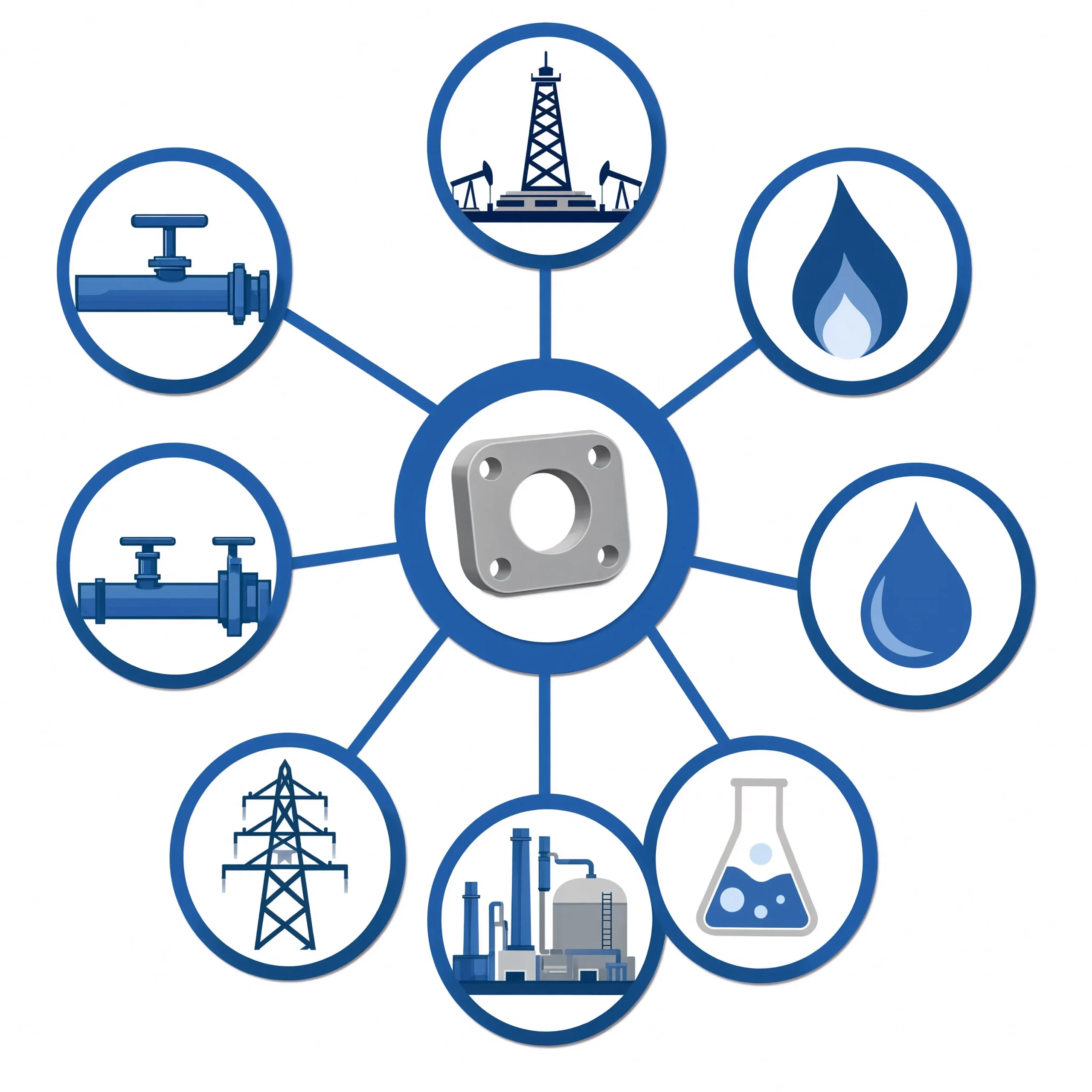 Industries using RTJ plate holders in differential pressure flow measurement